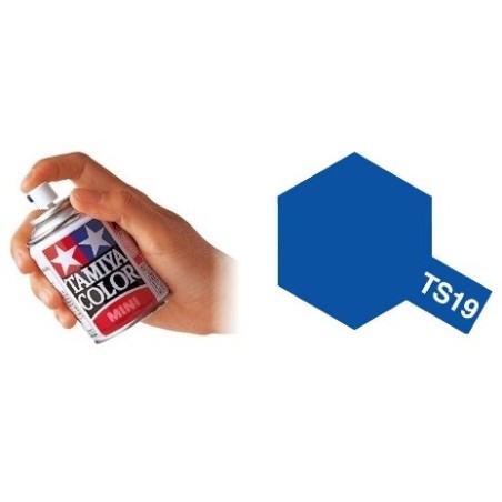 SPRAY ESMALTE TS-19 AZUL METALICO 100 ml - Tamiya TS19