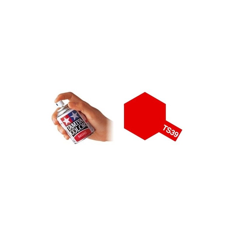 SPRAY ESMALTE TS-39 ROJO MICA 100 ml - Tamiya TS39