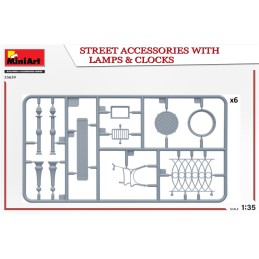 ACCESORIOS DE CALLE & LAMPARAS -Escala 1/35- MiniArt Model 35639