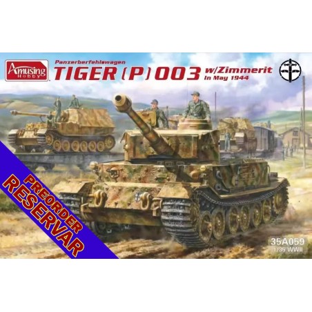 CARRO DE COMBATE Tiger (P) / VK 45.01 (P) -Escala 1/35- Amusing Hobby AH35059