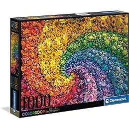 PUZZLE 1000 Pzas. WHIRL COLORBOOM COLLECTION - Clementoni 39594