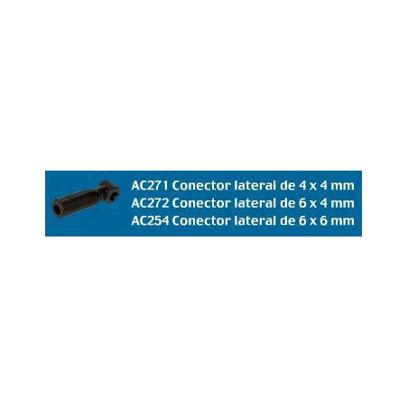 CONECTOR LATERAL 6X4MM