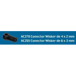 CONECTOR WISKER (6 UNIDADES)