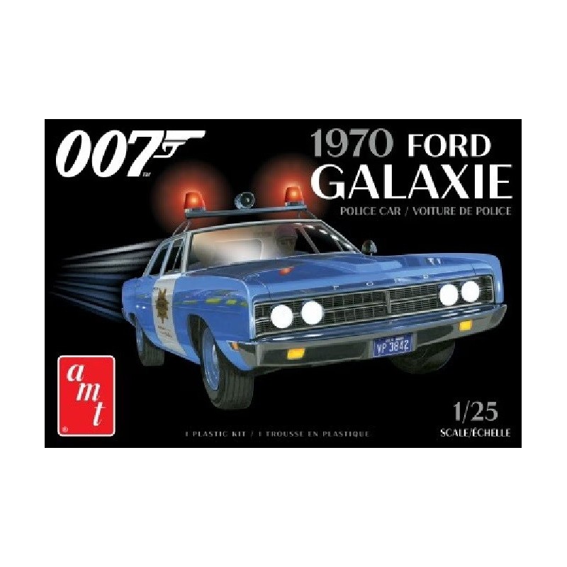 James Bond 007: FORD GALAXIE (1970) POLICIA -Escala 1/25- AMT 1172M/12
