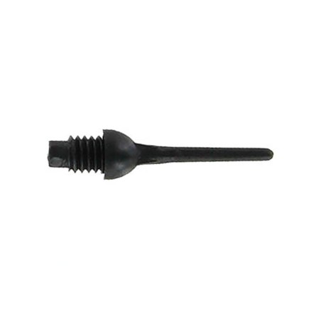 PUNTAS DARDOS PLASTICO NEGRO 2BA 20mm (100 unidades)