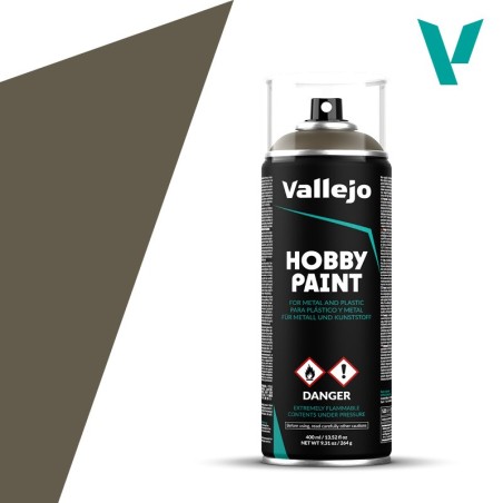 SPRAY HOBBY PAINT US VERDE OLIVA 400ml  ACRILICOS VALLEJO 28005