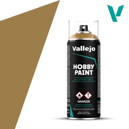 SPRAY HOBBY PAINT AMARILLO DESIERTO 400ml  ACRILICOS VALLEJO 28015