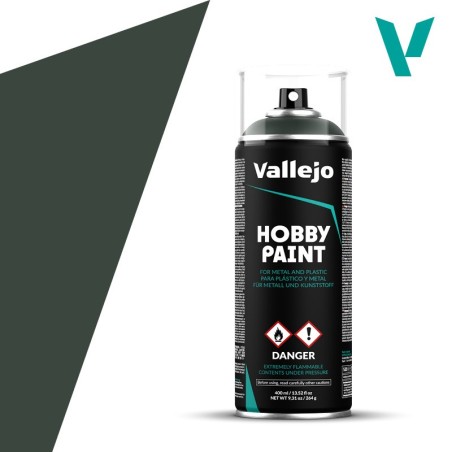 SPRAY HOBBY PAINT VERDE OSCURO 400ml  ACRILICOS VALLEJO 28026