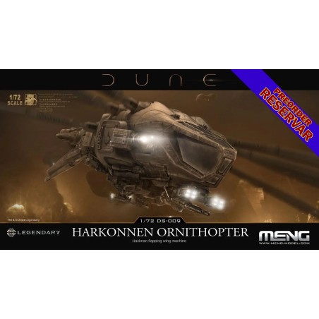 DUNE: Harkonnen Ornithopter -Escala 1/72- Meng Model DS-009