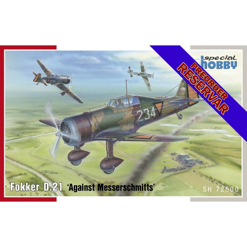 Fokker D.21 "Against Messerschmitts" -Escala 1/72- Special Hobby SH72500