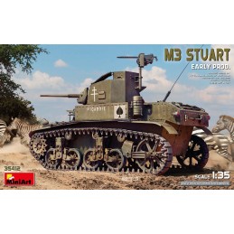 CARRO DE COMBATE M-3 STUART (Early) -Escala 1/35- MiniArt 35412