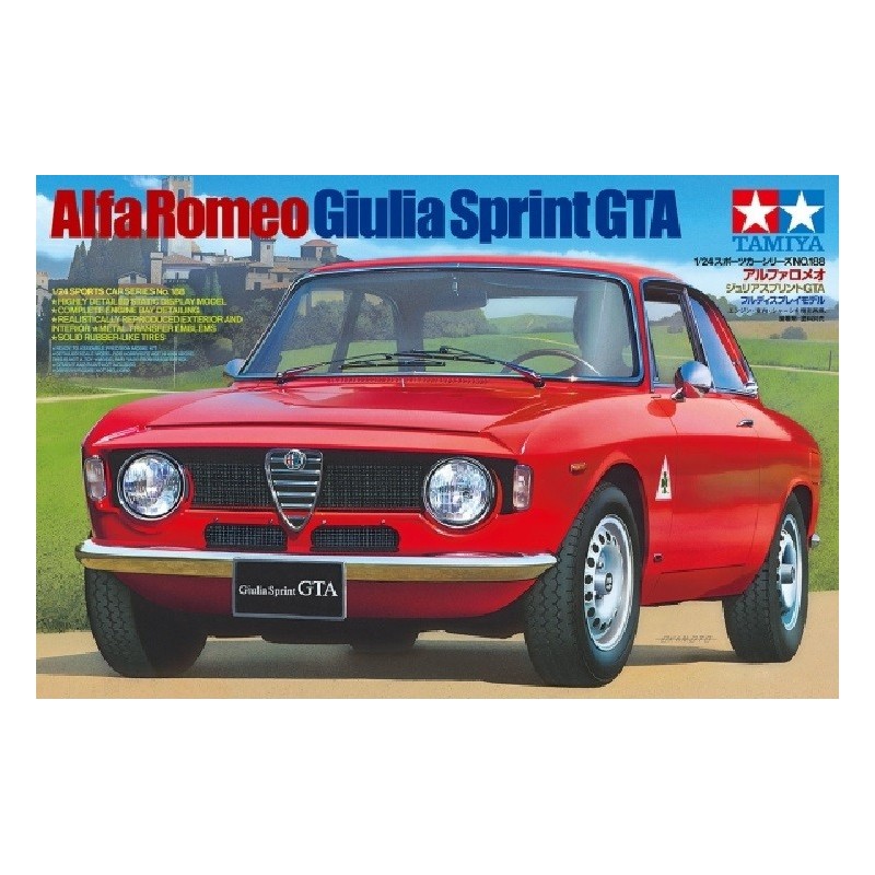 ALFA ROMEO GIULIA SPRINT GTA -Escala 1/24- Tamiya 24188