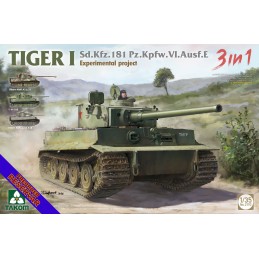 CARRO DE COMBATE Sd.Kfz. 181 Ausf. E Panzer VI - Tiger I Experimental -Escala 1/35- Takom 2192