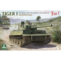 CARRO DE COMBATE Sd.Kfz. 181 Ausf. E Panzer VI - Tiger I Experimental -Escala 1/35- Takom 2192