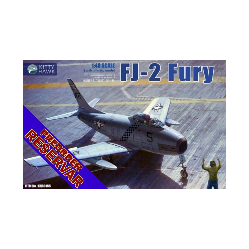 NORTH AMERICAN FJ-2 FURY -Escala 1/48- Kitty Hawk 80155