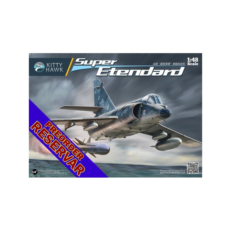 DASSAULT - BREGUET SUPER ETENDAR -Escala 1/48- Kitty Hawk 80138