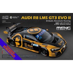 AUDI R8 LMS GT3 EVO II B-Quik Absolute Racing -Escala 1/24- Meng Model CS-011