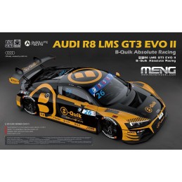 AUDI R8 LMS GT3 EVO II B-Quik Absolute Racing -Escala 1/24- Meng Model CS-011