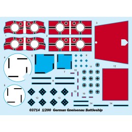 ACORAZADO GNEISENAU -Escala 1/200- Trumpeter 03714