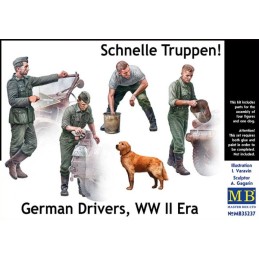 CONDUCTORES ALEMANES "Schnelle Truppen" -Escala 1/35- Master Box LTD 35237