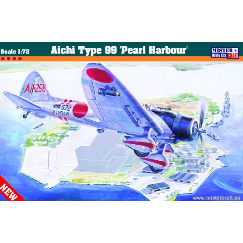 AICHI D3A Type 99 VAL - Pearl Harbor ESCALA 1/72 - MISTERCRAFT 040055