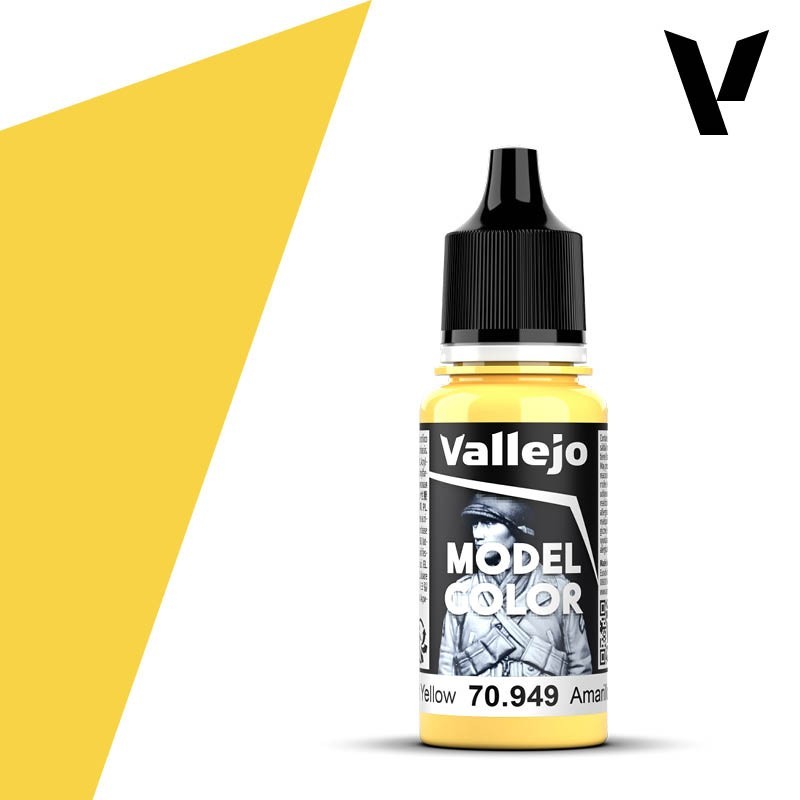 PINTURA ACRILICA AMARILLO CLARO (17 ml) Nº10 - VALLEJO MODEL COLOR