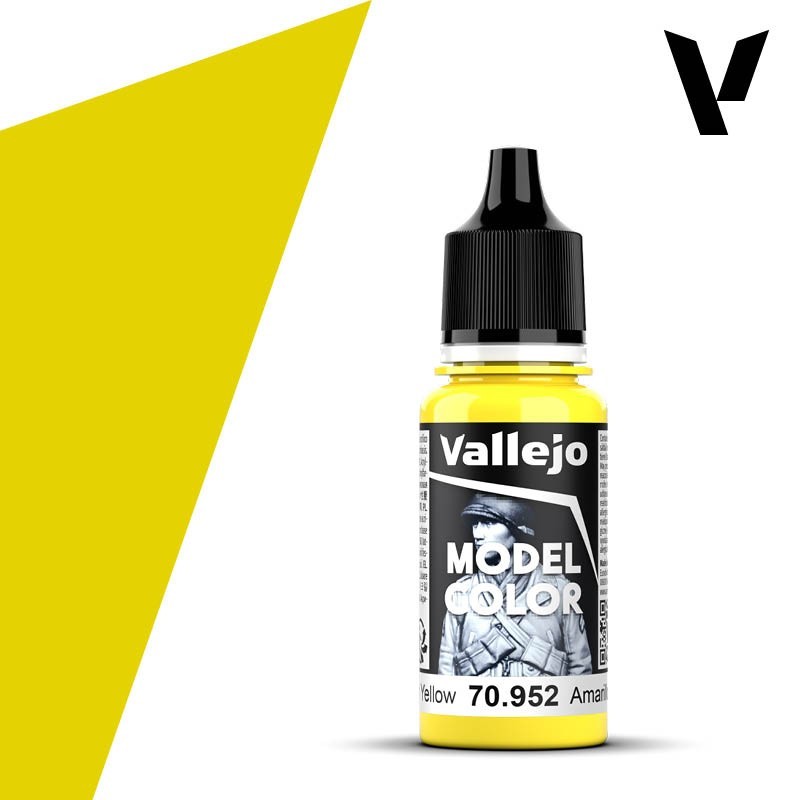 PINTURA  AMARILLO LIMON (17 ml) Nº11 RAL1018 - VALLEJO MODEL COLOR