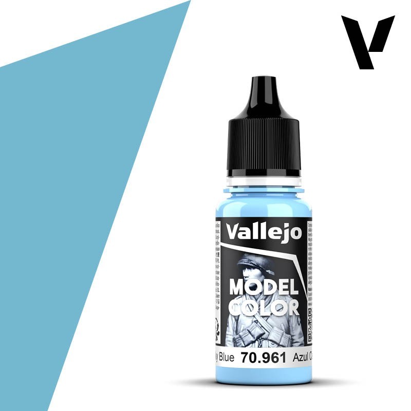 PINTURA ACRILICA AZUL CIELO (17 ml) Nº67 VALLEJO MODEL COLOR