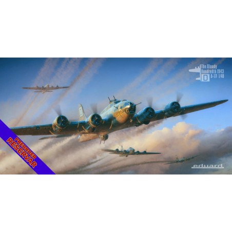 BOEING B-17 F FORTRESS "The Bloody Hundredth 1943" -Escala 1/48- Eduar