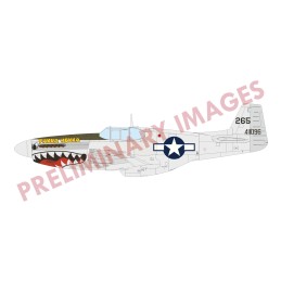 NORTH AMERICAN P-51B/C Mustang w/ dorsal fin (PROFIPACK) -Escala 1/48- Eduard 82108