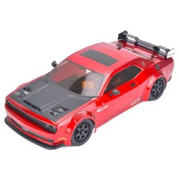 COCHE PANTHER 1/10 DRIFT BRUSHLESS 60A 3300KW HNR9802-R 4X4 WATERPROOF ROJO RTR