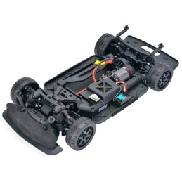 COCHE PANTHER 1/10 DRIFT BRUSHLESS 60A 3300KW HNR9802-R 4X4 WATERPROOF ROJO RTR