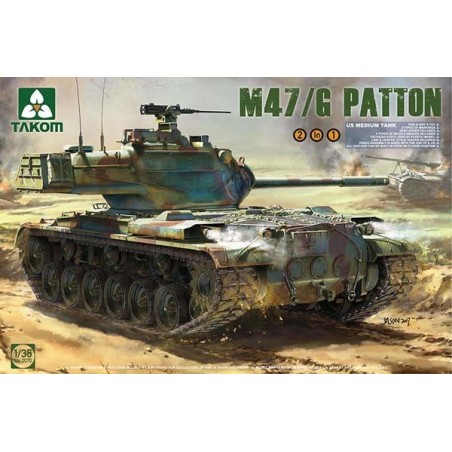 CARRO DE COMBATE M-47 /G PATTON -Escala 1/35- Takom 2070