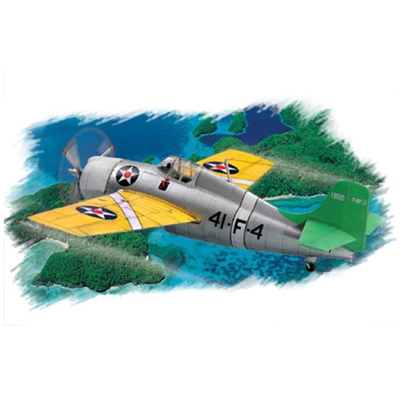 GRUMMAN F4F-3 WILDCAT -Escala 1/72 - HOBBYBOSS 80219