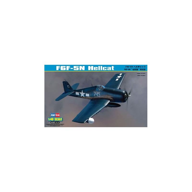 GRUMMAN F6F-5N HELLCAT -Escala 1/48- HobbyBoss 80341