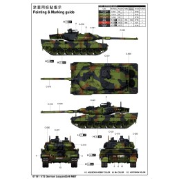 CARRO DE COMBATE LEOPARD 2 A6 -Escala 1/72- Trumpeter 07191