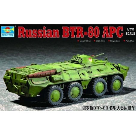 TRANSPORTE DE TROPAS BTR-80 -Escala 1/72- Trumpeter 07267