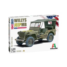 WILLYS JEEP MB 80 ANIVERSARIO - ESCALA 1/24 - ITALERI 3635