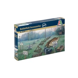 ACCESORIOS CAMPO BATALLA (2ª Guerra Mundial) -Escala 1/72- Italeri 6049