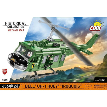 BELL UH-1 HUEY -656 pzas - Escala 1/32- COBI 2423