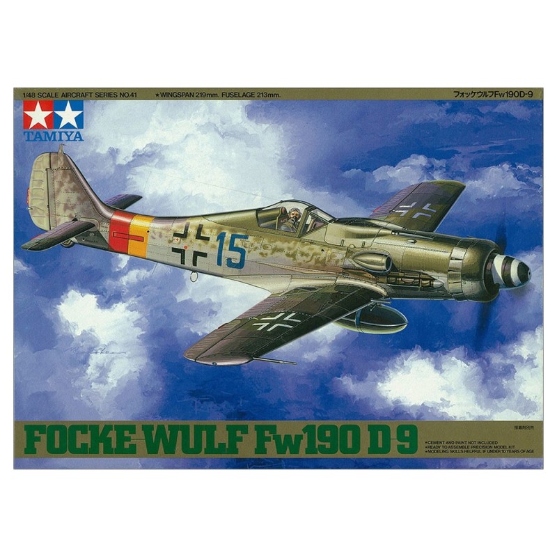 FOCKE WULF FW-190 D9 -Escala 1/48- Tamiya 61041