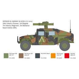 VEHICULO BLINDADO M-1036 HMMWV Lanzamisiles -Escala 1/35- Italeri 6598