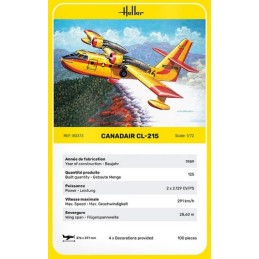 CANADAIR CL-215 (España) -Escala 1/72- Heller 80373