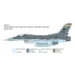 GENERAL DYNAMICS F-16C FIGHTING FALCON - ESCALA 1/48 - ITALERI 2825