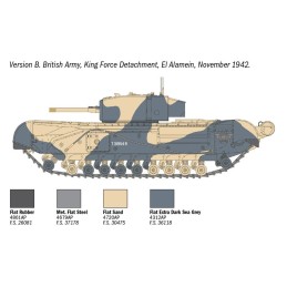 CARRO DE COMBATE CHURCHILL Mk-III - ESCALA 1/72 - ITALERI 7083