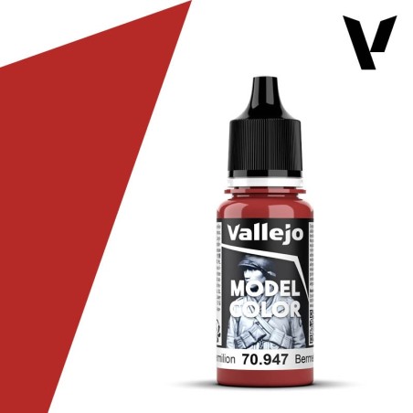 ROJO BERMELLON (17 ml) Nº29 FS31350 RAL3000 VALLEJO MODEL COLOR