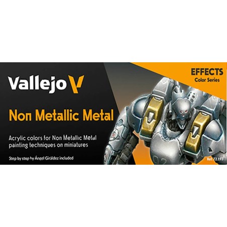 SET PINTURAS NON METALLIC METAL (8 BOTES) VALLEJO 72193