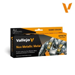 SET PINTURAS NON METALLIC METAL (8 BOTES) VALLEJO 72193