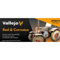 SET DE PINTURAS RUST AND CORROSION 8 BOTES - VALLEJO 70262