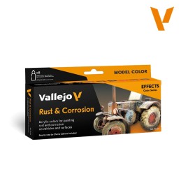 SET DE PINTURAS RUST AND CORROSION 8 BOTES - VALLEJO 70262